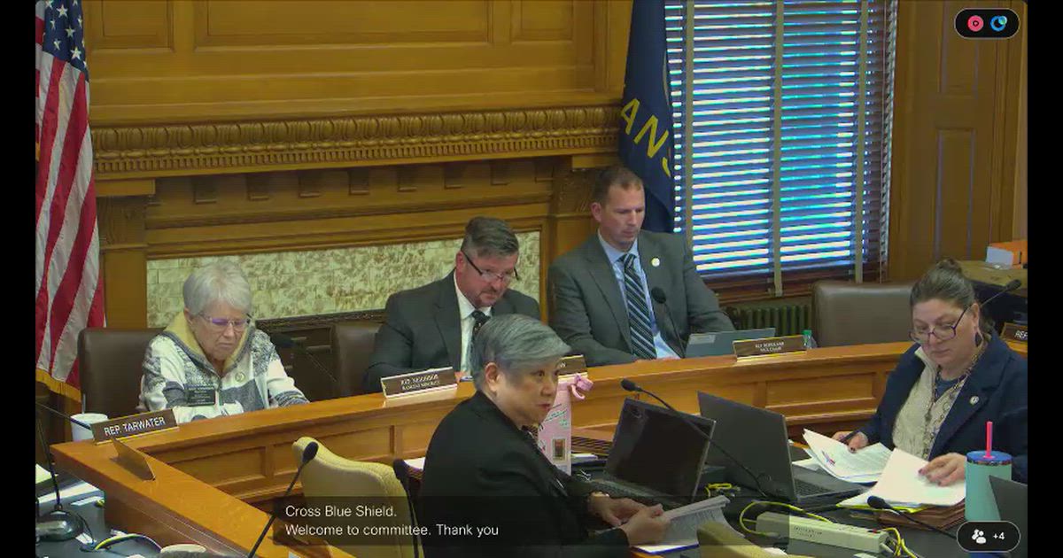 Hearing clip: KS (SB 360: Sarah Fertig, BCBS Kansas (for)) opposes PBM reform mandate