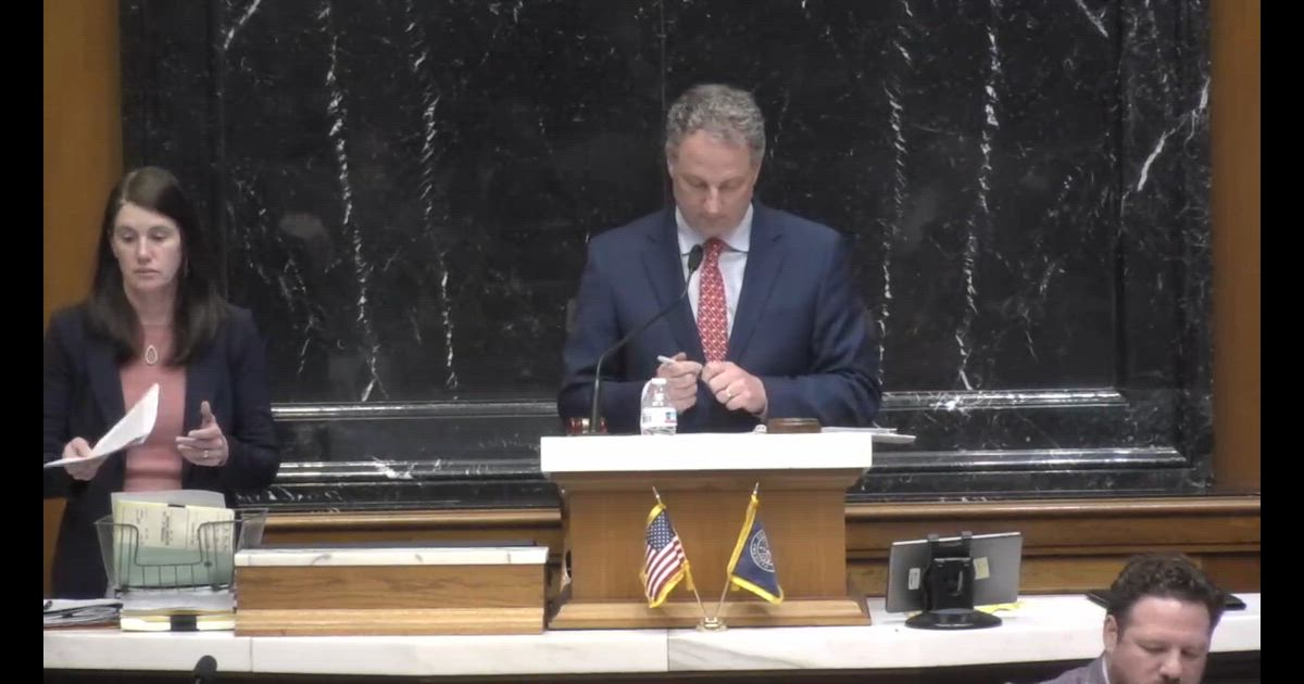 Hearing clip: IN (SB 140: Rep. Julie McGuire (against)) carries PBM fair-reimbursement bill in conference report