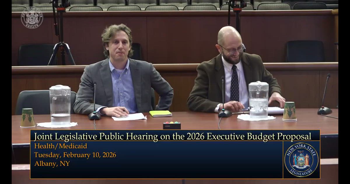 Hearing clip: NY: S1618/A3236: Christopher Morton, NYU Law (against)