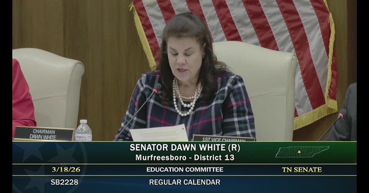 Hearing clip: TN: Charter school changes: lunch programs, waivers, and schedule control
