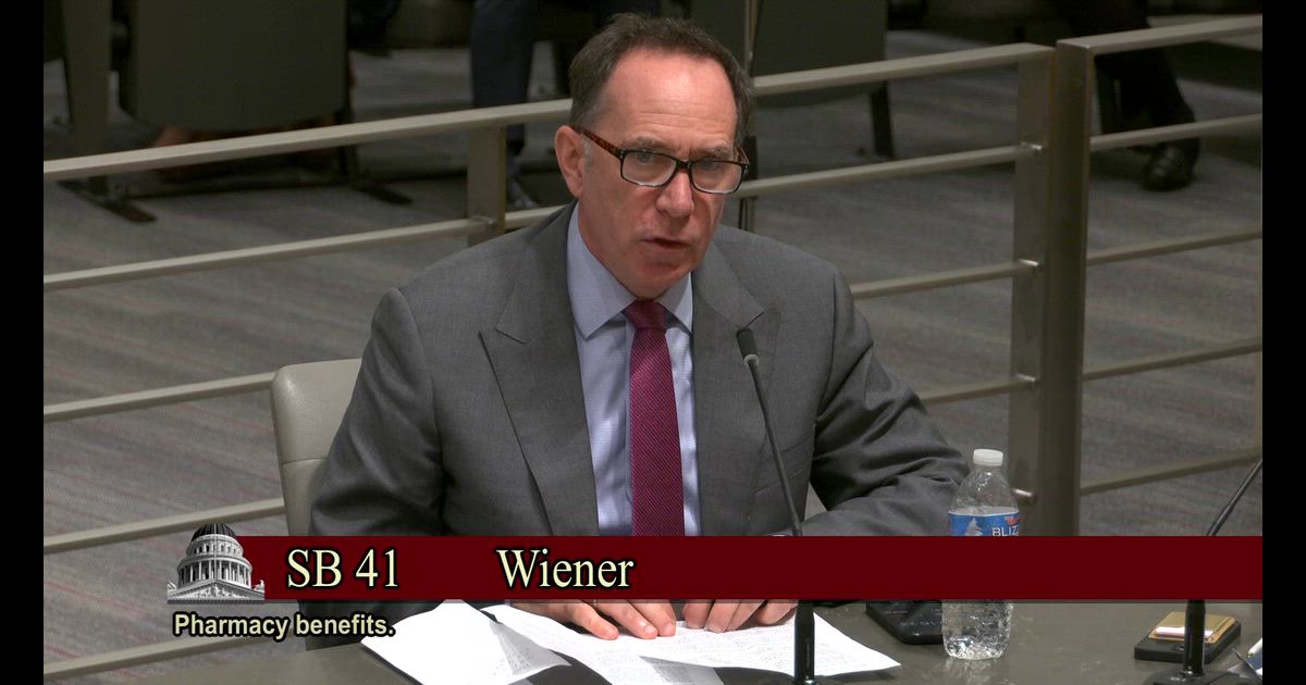 Hearing clip: CA (SB41: Ike Brannan/PCMA (for)) "blame the middleman perspective isn't true"